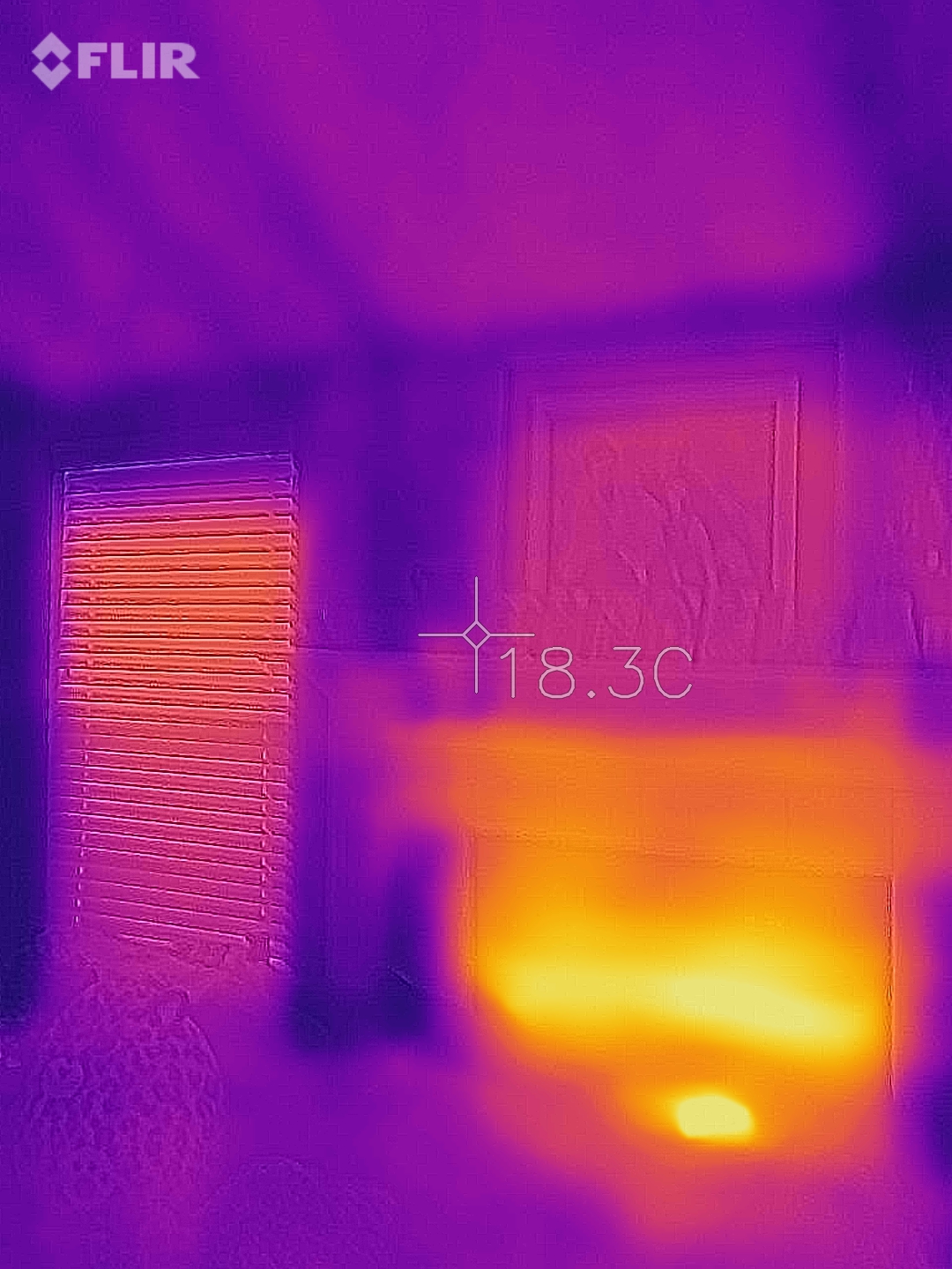 Thermal Image From A Mold Inspection