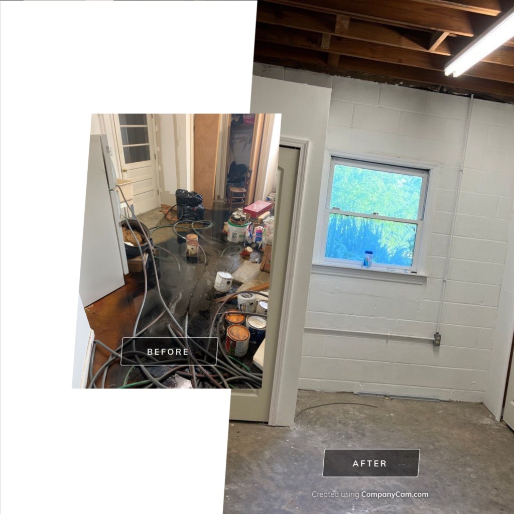 Waterproofing basement before and after pictures 